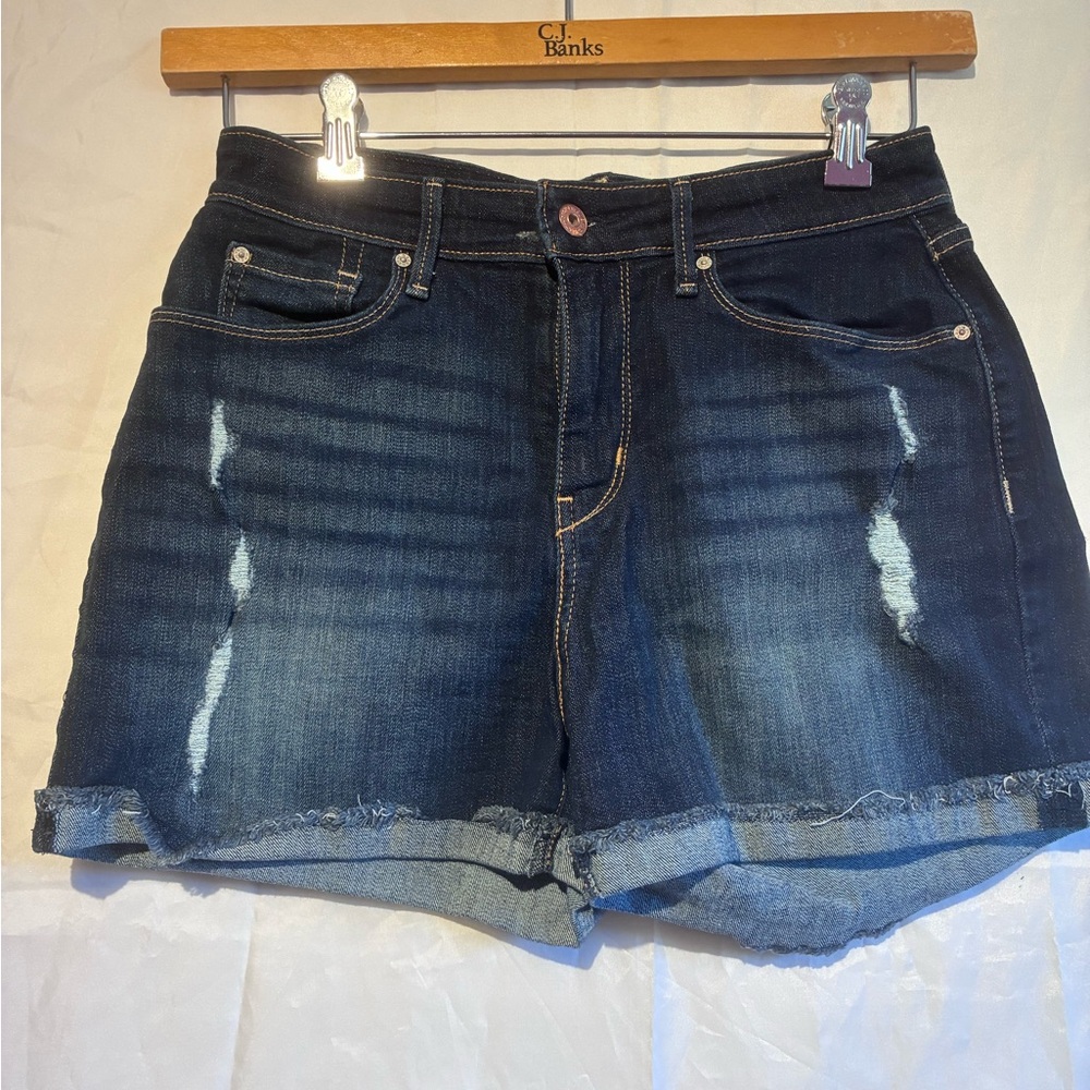 Signature by Levi Strauss Dark Wash Jean Shorts